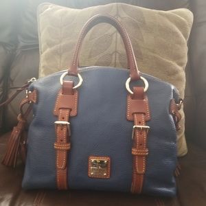Dooney and Bourke Midnight Blue Satchel